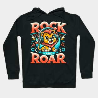 Rock And Roar Music Lover Hoodie